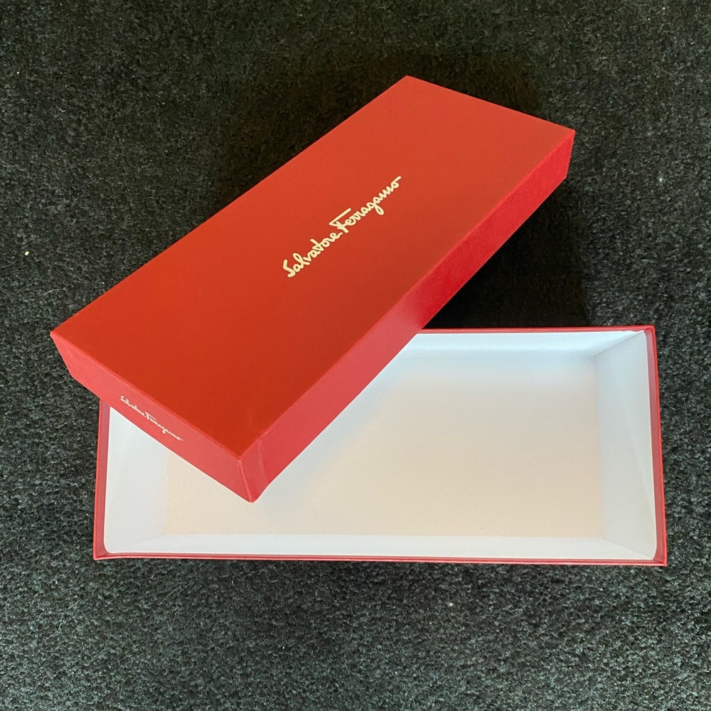 authentic Salvatore ferragamo boxes